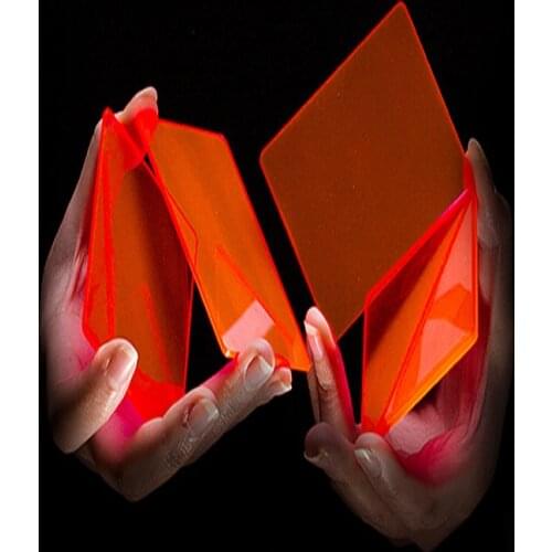 7 Pieces of Cardistry Colorful blocks for Practice Flower Cut Playing Card Magic Prop Magia Tricks Magician Loves Poker