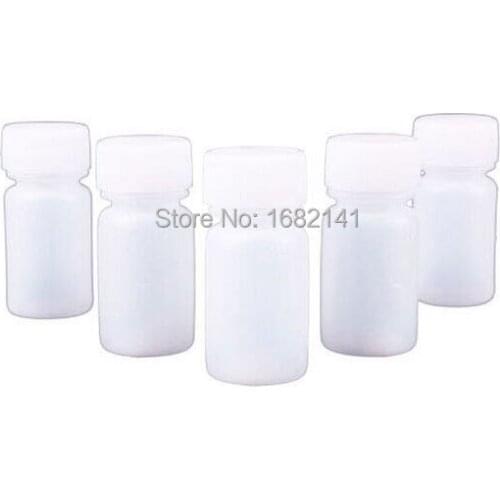 80pcs/lot,NEW 10ml PE Plastic Cosmetic Liquid Clear Sample Bottle Cap Seal Vials Reagent Container