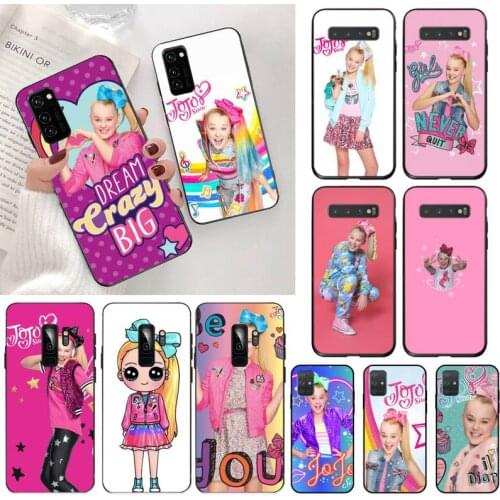 Jojo Siwa Phone Case for Samsung S20 plus Ultra S6 S7 edge S8 S9 plus S10 5G lite 2020