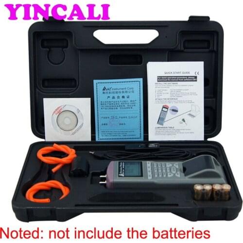 Fast Shipping Datalogging Digital Manometer AZ9835 Intelligent Differential Pressure Datalogger Gauge with Built in Printer