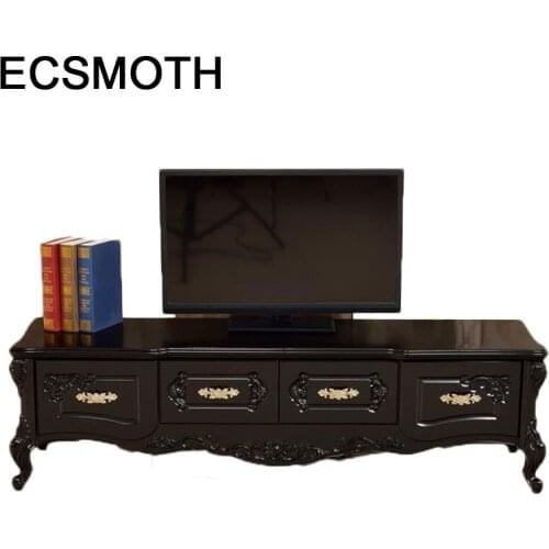 De Flat Screen Lemari Sehpasi Entertainment Center European Wodden Living Room Furniture Meuble Table Monitor Stand Tv Cabinet