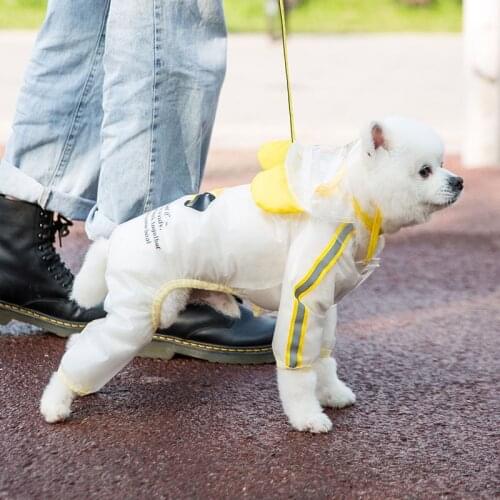 Dog Raincoat Waterproof Clothing Pomeranian Poodle Bichon Schnauzer Welsh Corgi Dog Clothes Rain Jacket Outfit Pet Costumes