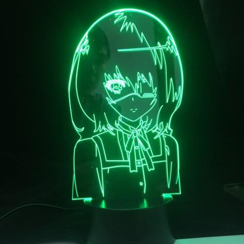 Another Mei Misaki Led Night Light for Bedroom Decor Nightlight Birthday Decor Night Light Birthday Gift Drop Shipping Fast Gift