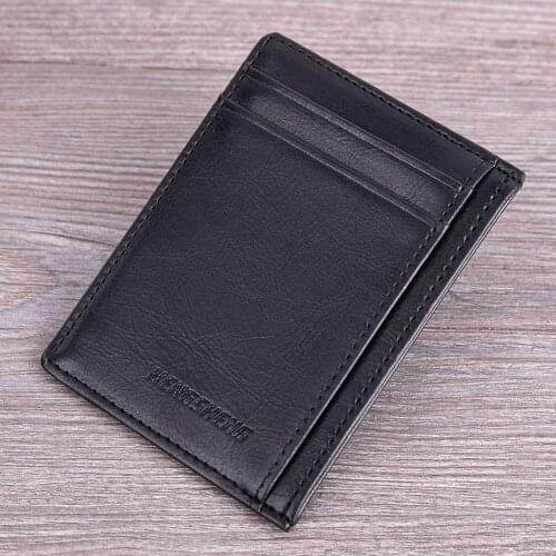 Hot Selling Mens Credit Card Holder ID Card Mini Wallet Hand Pocket Case Zipper Bag -B5