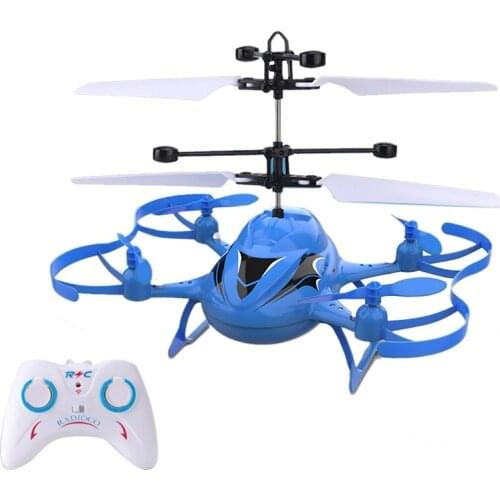 Mini Gravity Sensor Induction Hand & Remote Control with Colorful Light Drone Infrared Sensor Hovering Technolog