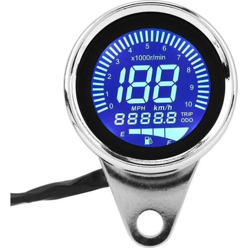 Motorcycle LCD Screen Speedometer Odometer Techometer Fuel Gauge for Most Popular 12V Motorbike Odometer with Indicator