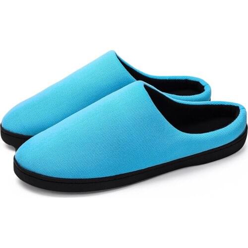 2021 New Mens Slippers Autumn Winter Indoor Warm Slip On Room Shoes Men Sandals Comfortable Lazy Elderly Soft Bottom Male Flat