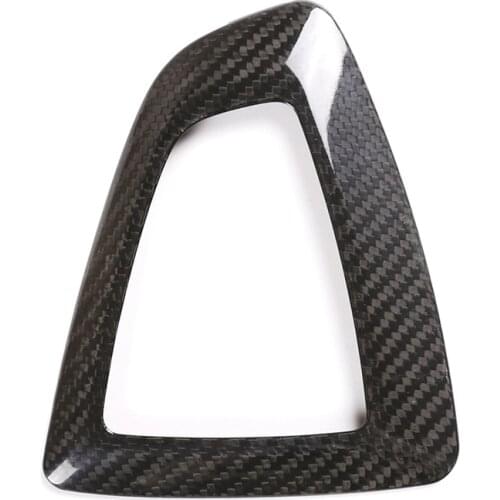 Carbon Fiber Car Gear Shift Knob Cover Sticker for BMW F30 F31 F35 F20 F21 F22 F23 RHD