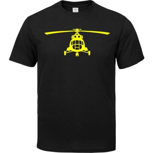 New T Shirt Mens cotton T-shirts Mi-8-Helicopter printing Tee Short Sleeve High Quality Boy Tshirt TOPS hip hop