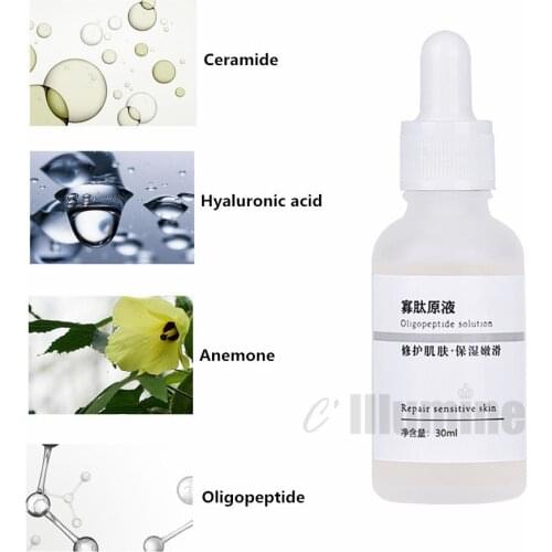 Oligo Peptide Solution Repair Sensitive Skin Replenishing Water Facial Essence Oligopeptide 30ml