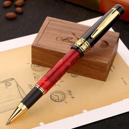 Picasso 915 Exquisite Pimio Marble Celluloid Roller Ball Pen With Refill Eurasian Feelings Rose Red For Office & Home Writing Gi
