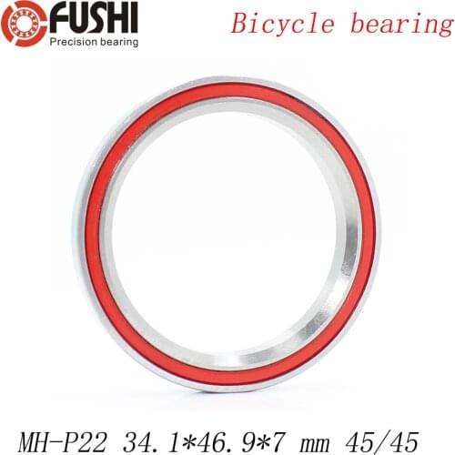 Bike Headset Bearings MH-P22 34.1*46.9*7 mm 45/45 2PCS ACB Road MTB Angular Contact Bicycle Bearing K468 ACB468