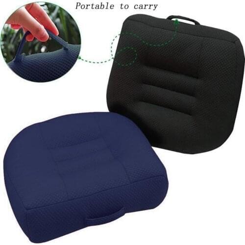 Car Seat Booster Cushion Office Heightening Height Boost Mat Portable Breathable Driver Expand Field Of View Pad Accessories