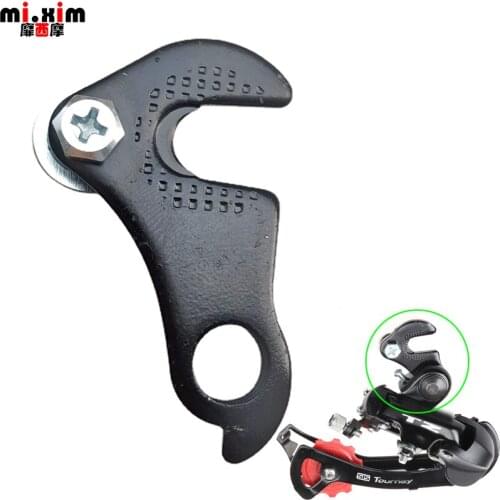 Bike Rear Derailleur Hanger Gear Tail Hook Converter With Bolt Metal MTB Road Bike Frame Gear Tail Hook Part Cycling Accessories