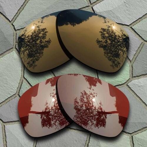 Bronze Copper&Bronze Brown Sunglasses Polarized Replacement Lenses for Oakley Dispatch 2