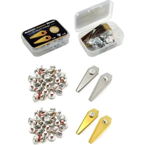 Constant Bending Robot Lawn Mower Sharp Blade Stainless Steel High Quality Material Easy to Install Set Tools