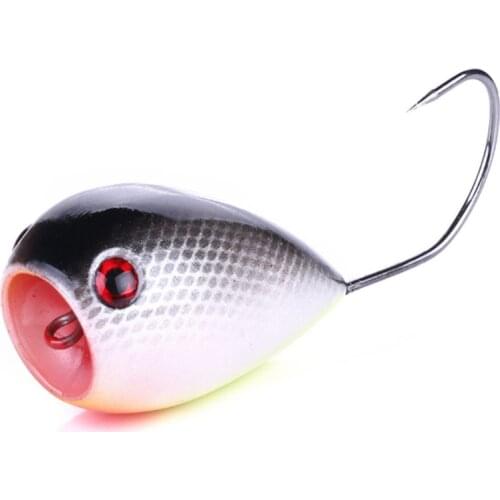 1Pcs Croatian Egg Fishing Lure Crankbaits 8cm 13g Floating Popper Artificial Wobblers Fishing Hard Bait With Single Hooks