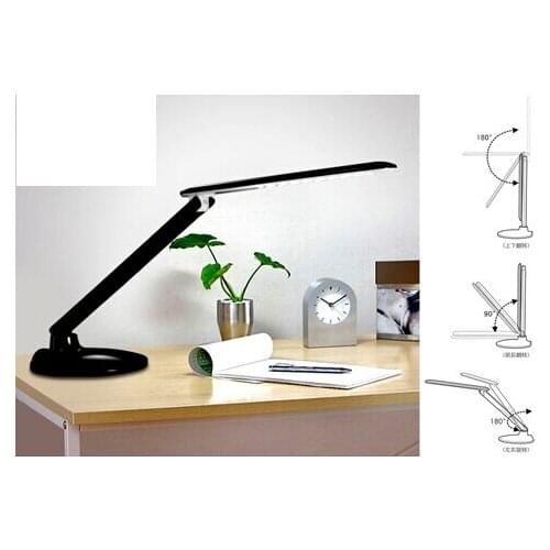 [Seven Neon]8sets Portable 7W dimmable touchable patent design+calendar+temperature led desk lamp,led desk child reading lamp