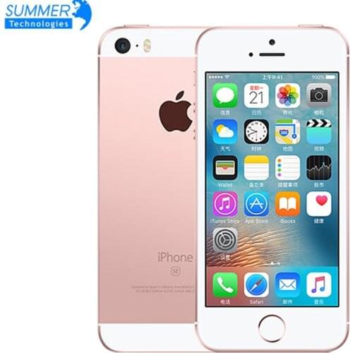 Fingerprint Apple iPhone SE Mobile Phones celular Original Unlocked Smartphone A9 Dual-core 4G LTE 2GB RAM 16/64GB ROM 4.0