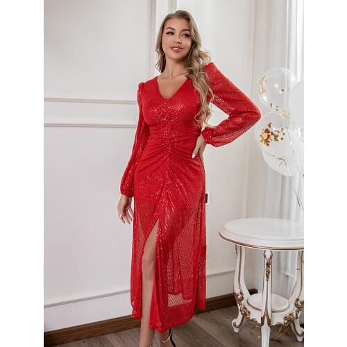 Tellshun Long Sleeve Summer Dresses