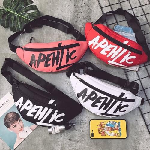 Hirigin New Men Women Waist Bag Bum Fanny Pack Hip Hop Waist Packs Zip Belt Money Pouch 4 Colors