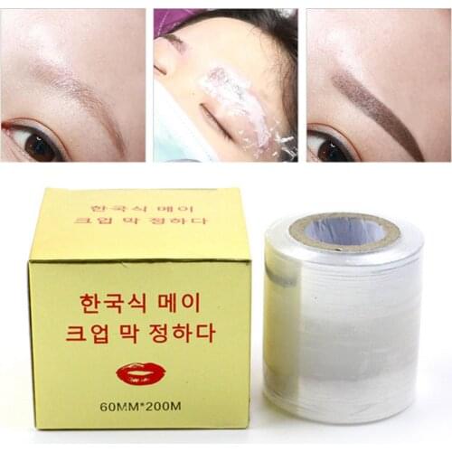 1 Roll Tattoo Film Cover Plastic Tattoo Wrap for Professional Permanent Makeup Tattoo Eyebrow Tattoo Preservative Tattoo Film
