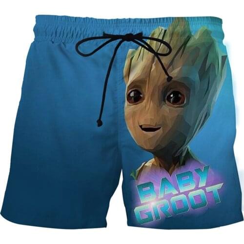 2021 Mens Beach Pants Shorts Animated Fitness Shorts with Quick Dry Pullrope and 3D-printed Mens Casual Shorts XS-6XL