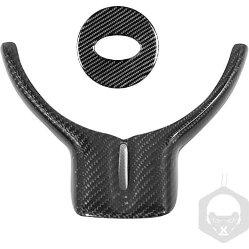 Car Sticker Waterproof Anti-scratch Carbon Fiber 3D Texture Steering Wheel Trim for Toyota GT86