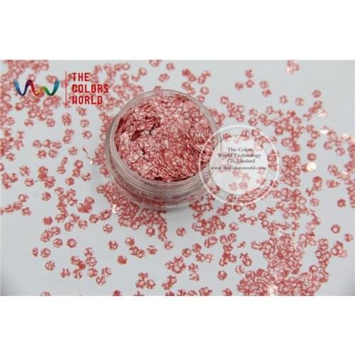TCB082 Hexagon Shape 3MM Size glitter dust for nail Art nail Polish nail gel makeup or other DIY decoration