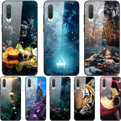 For Xiaomi Mi A3 Case Mi A3 Lite Cover Tempered Glass Bumper Soft Silicone Case On For Xiaomi Mi A2 Lite Case MiA2 Cover Fundas