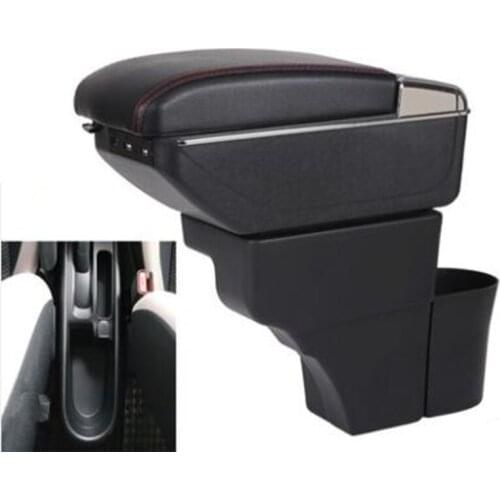 For Nissan Note armrest box USB Charging heighten Double layer central Store content cup holder ashtray accessories 16-18