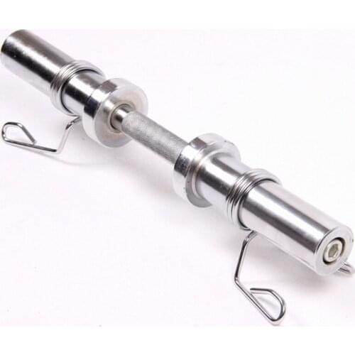 Electroplated Weight Lifting Dumbbell Bar Can Be Customized With Fixed Buckle 50cm Fitness Barbell Bar