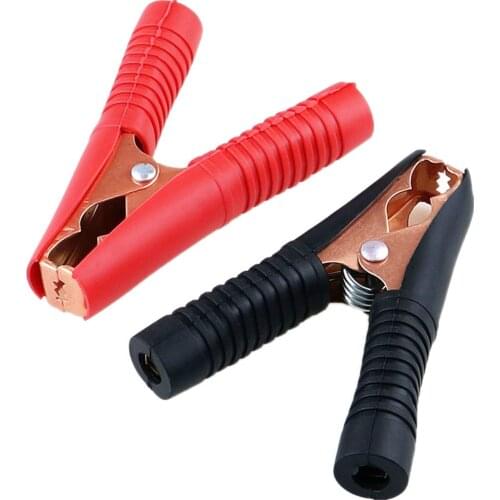 Hot Car Alligator Clips Battery Clamps Crocodile Clip 200A Red+Black