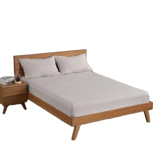 Unzita Home Double Personality Fitted Sheets Set Red Light Gray (180x200)