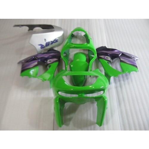 ABS plastic full Fairing kits fit for Kawasaki ZX-9R 1998 1999 NINJA zx9r 98 99 blue green bodywork fairings set TR26