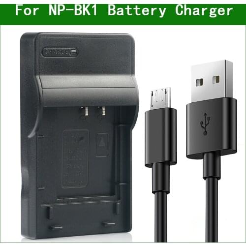 LANFULANG NP-BK1 NP BK1 NP-FK1 Micro USB Battery Charger for Sony Cyber-shot DSC-S750 DSC-S780 DSC-S950 DSC-S980 DSC-W180