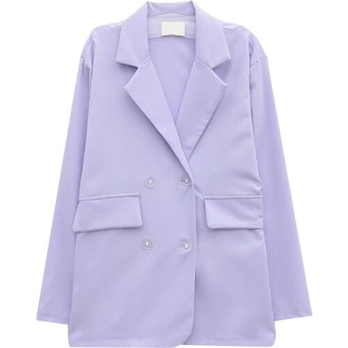 Summer 2020 new ladies blazer three-dimensional multi-casual three quarter loose jacket notch ladies wild jacket blazer Office