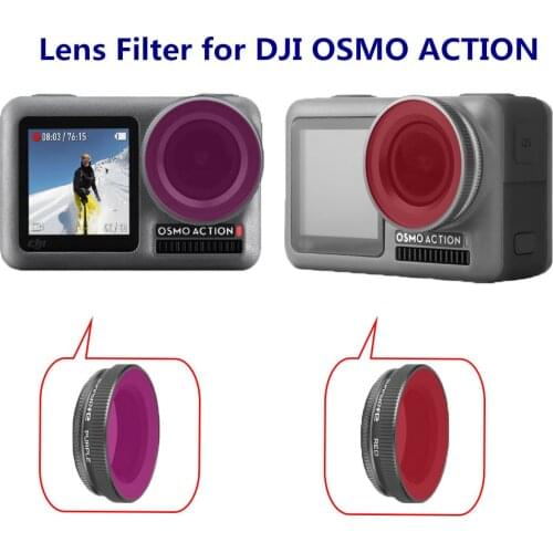 Osmo Action Filter ND 4 8 16 32/CPL/UV/ND-PL Optical Glass Lens Filters Set For DJI Osmo Action Sport Camera Lenses Accessories