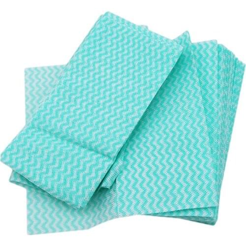 1 Pack Disposable Cleaning Towel Non Stick Dish Cloth Kitchen Cleaning Cloth Non-stick Oil Wiping Rag Towel Bag Cloth Scouring