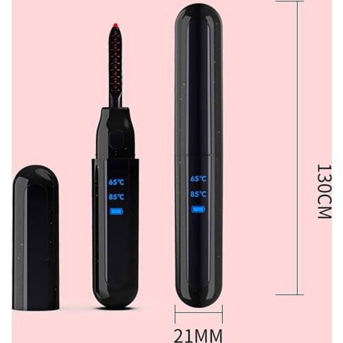 Rechargeable Heated Curling Slender Eyelash Curler Long Lasting Durable Shaping Eyelash Clip Long Lasting Makeup