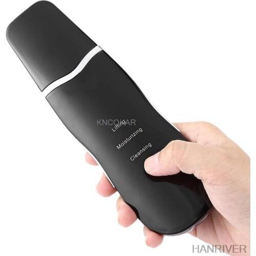 Professional Ultrasonic Facial Skin Scrubber Ion Deep Face Cleaning Peeling Rechargeable Skin Care Device Beauty Instrument