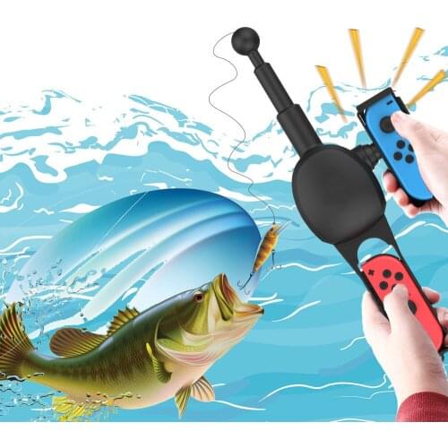 Fishing Rod Handgrip For Nintendo Switch Joy-Con Controller Portable Move Sense Stand Holder
