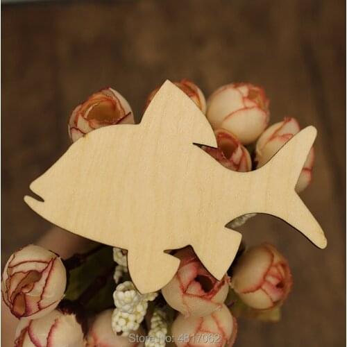 Fish - Multiple Sizes - Laser Cut Unfinished Wood Cutout Shapes