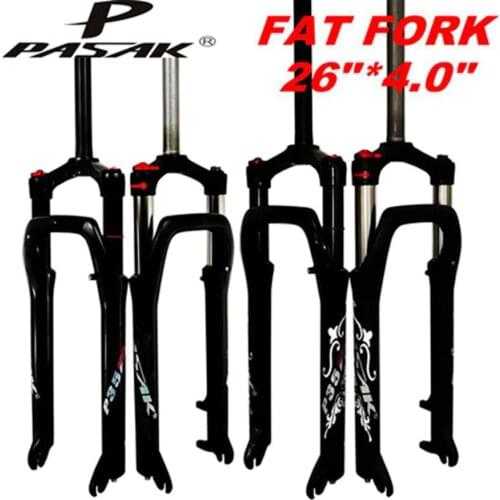 26 Inch Tire 4.0 Off-road Bike Snow ATV MTB Mountain Bicycle Front Shock Absorber Aluminum Alloy 135MM Gas Air Fork