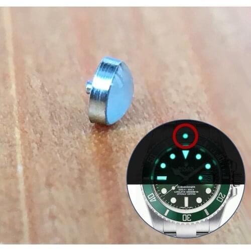 Blue-green noctilucent beads for Rolex SUB Submariner automatic watch