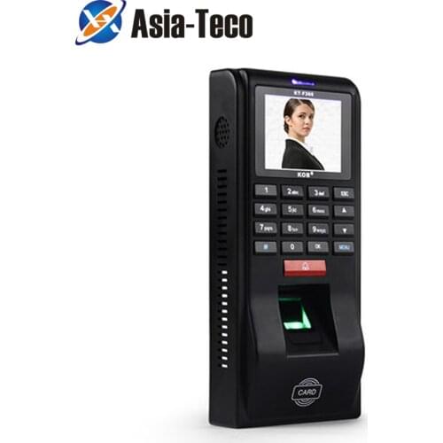 Linux System Standalone125KHZ RFID Card Reader TCP/IP Communication And TFT Screen Fingerprint Access Control System