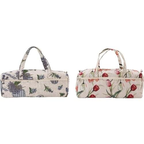 Knitting Bag Yarn Organizer Bag Knitting Needle Storage, Practical Storage Bag for Knitting Needles Sewing Tools