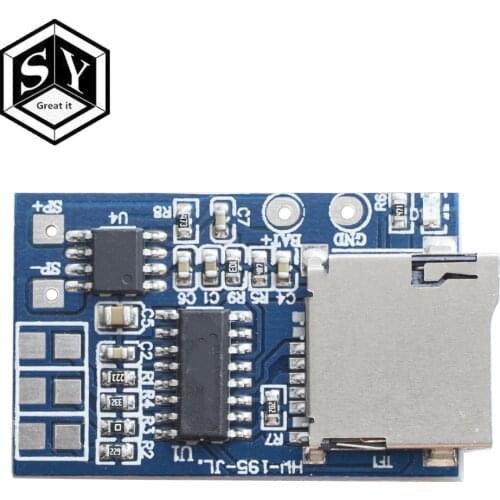 1PCS Great IT GPD2846A TF Card MP3 Decoder Board 2W Amplifier Module for Arduino GM Power Supply Module
