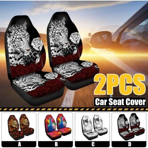 Universal Car Seat 3D Animal Printing Peacock Print Front Car Seat Cover Protector Seat Cushion Full Cover For Most Car for SUV