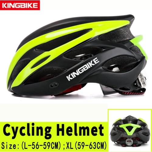 KINGBIKE Bike Cycling Helmet Ultralight Bicycle Helmet CPSC&CE Rear Light Detachable Visor MTB Cycling Helmet Men Casco Ciclismo